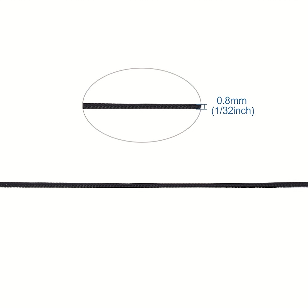 100Yard 0.8mm Braided Nylon Cord Jewelry Making